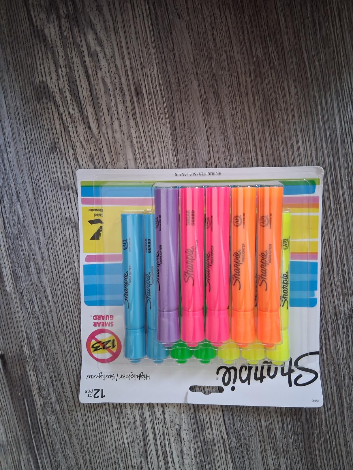 Sharpie Tank Highlighters, Assorted Colors, Chisel Tip, Back to School Essentials, Teacher & Office Supplies, Smear-Resistant, 12-Pack customer photo 2