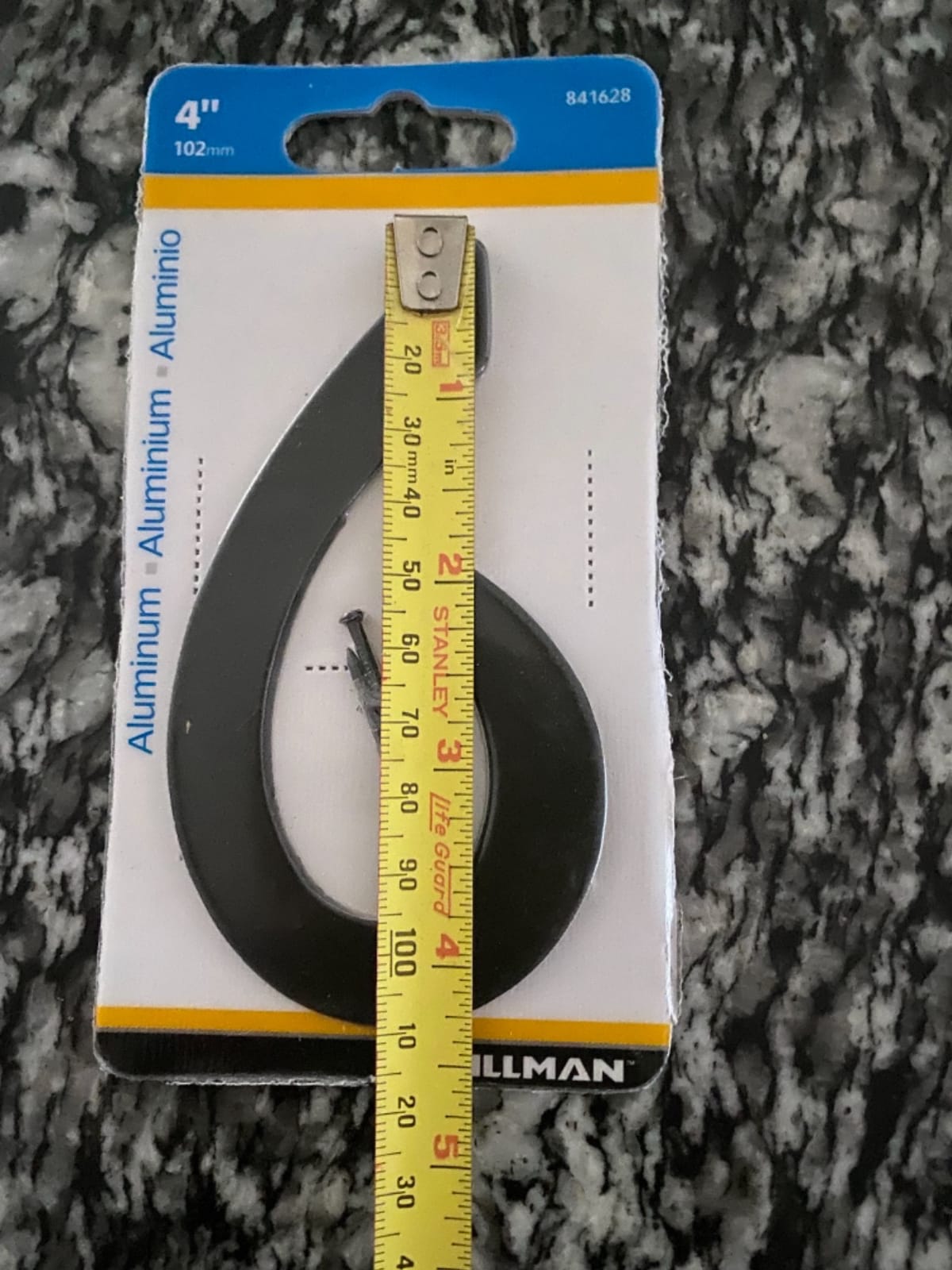Hillman House Number 1, 4in, 1 Pack, Black Die Cast Aluminum customer photo 1