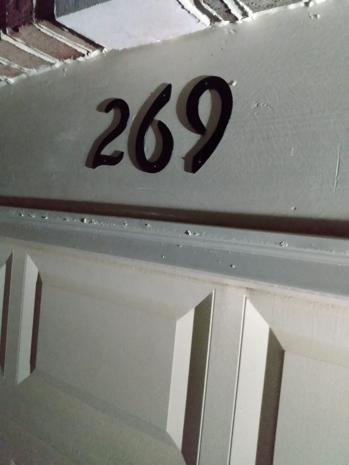 Hillman House Number 1, 4in, 1 Pack, Black Die Cast Aluminum customer photo 2