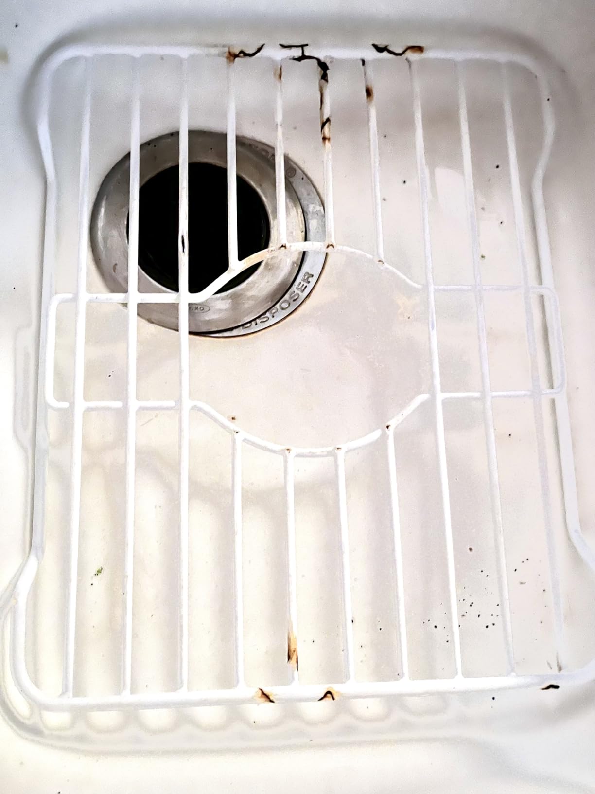 Better Houseware Small White Sink Protector for Kitchen Sink, Metal Grid Mat Fits Compact Single-Bowl Sinks, 12x10.25 in customer photo 2