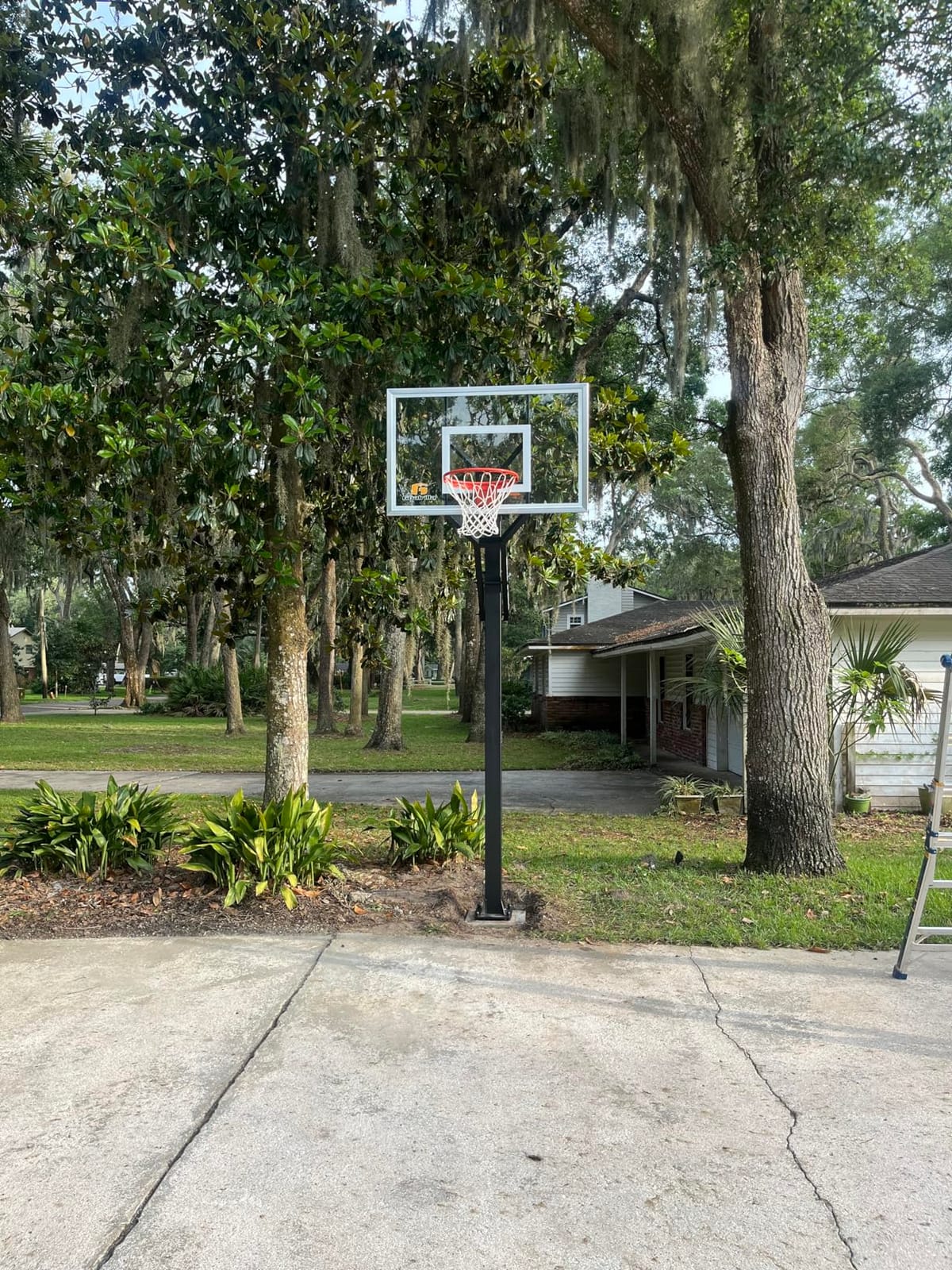 Goalrilla GS54 In Ground Basketball Hoop with Adjustable Height Backboard and Pro-Style, Breakaway Rim customer photo 1