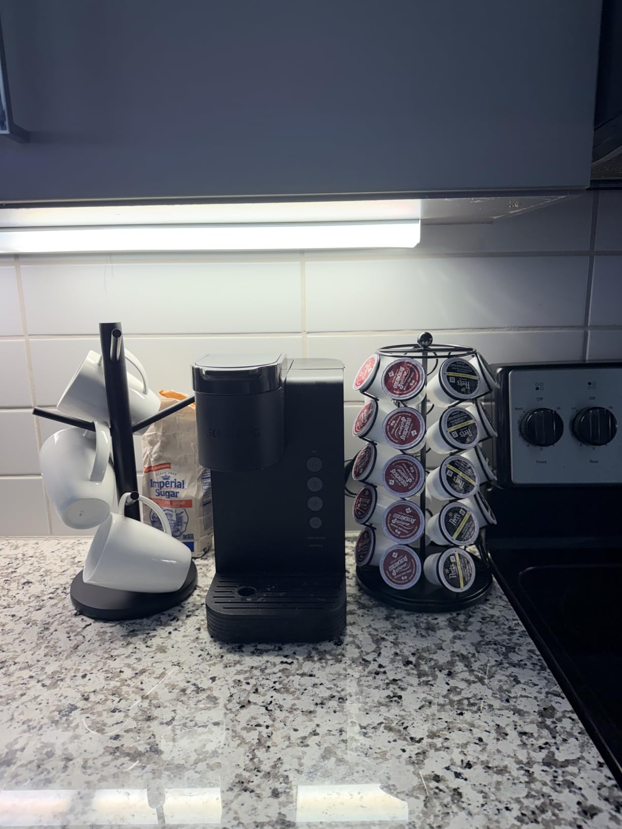 Nifty K Cup Holder – Compatible with K-Cups, Coffee Pod Carousel | 35 K Cup Holder, Spins 360-Degrees, Lazy Susan Platform, Modern Black Design, Home or Office Kitchen Counter Organizer customer photo 2