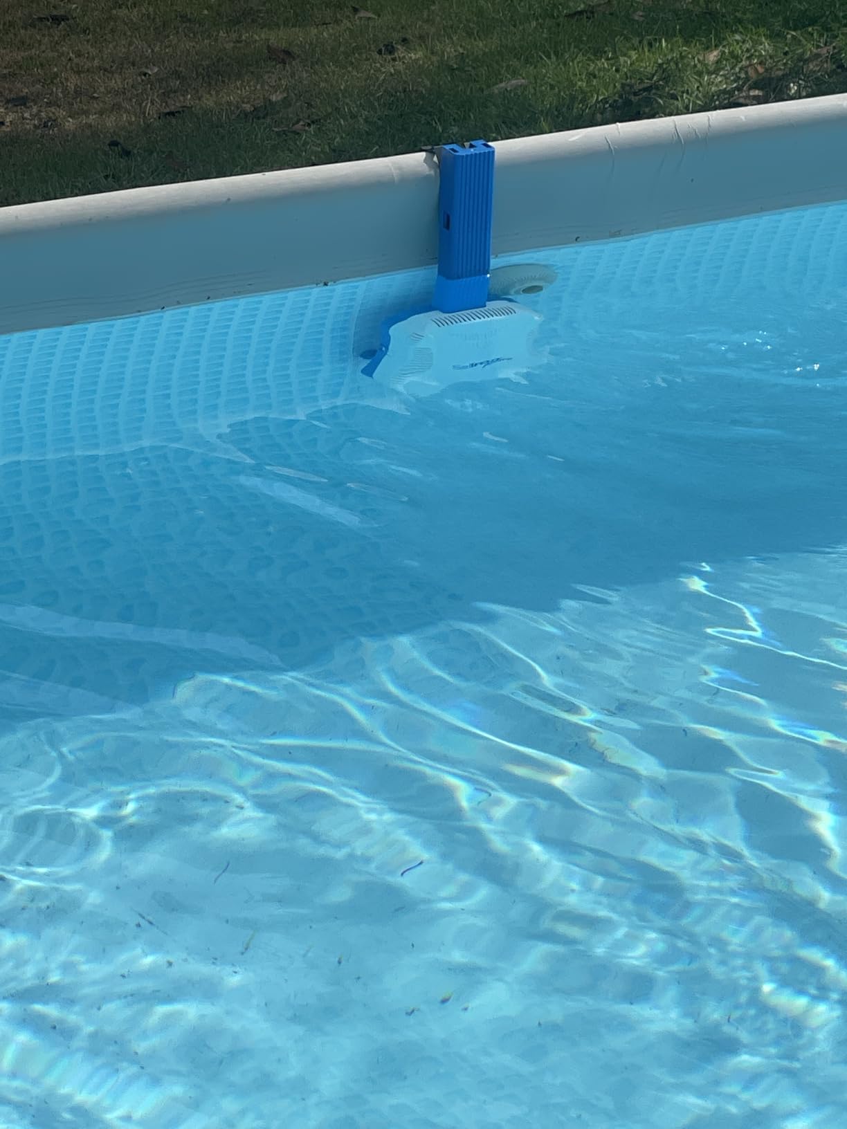 Solaxx Saltron Retro Salt Chlorine Generator | USA-Made | Above Ground Pool | Saltwater pool system for 20,000 gallons max, with built-in timer, self-cleaning operation, and effortless installation customer photo 1