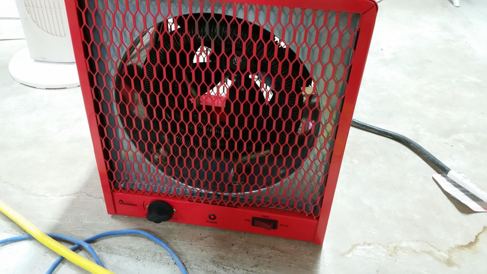 DR. INFRARED HEATER DR-988 240V Electric Industrial Garage, Workshop, Warehouse, Construction Heater, 5600W, Thermostat 37-113 °F, Portable, Wall Ceiling Mount customer photo 2