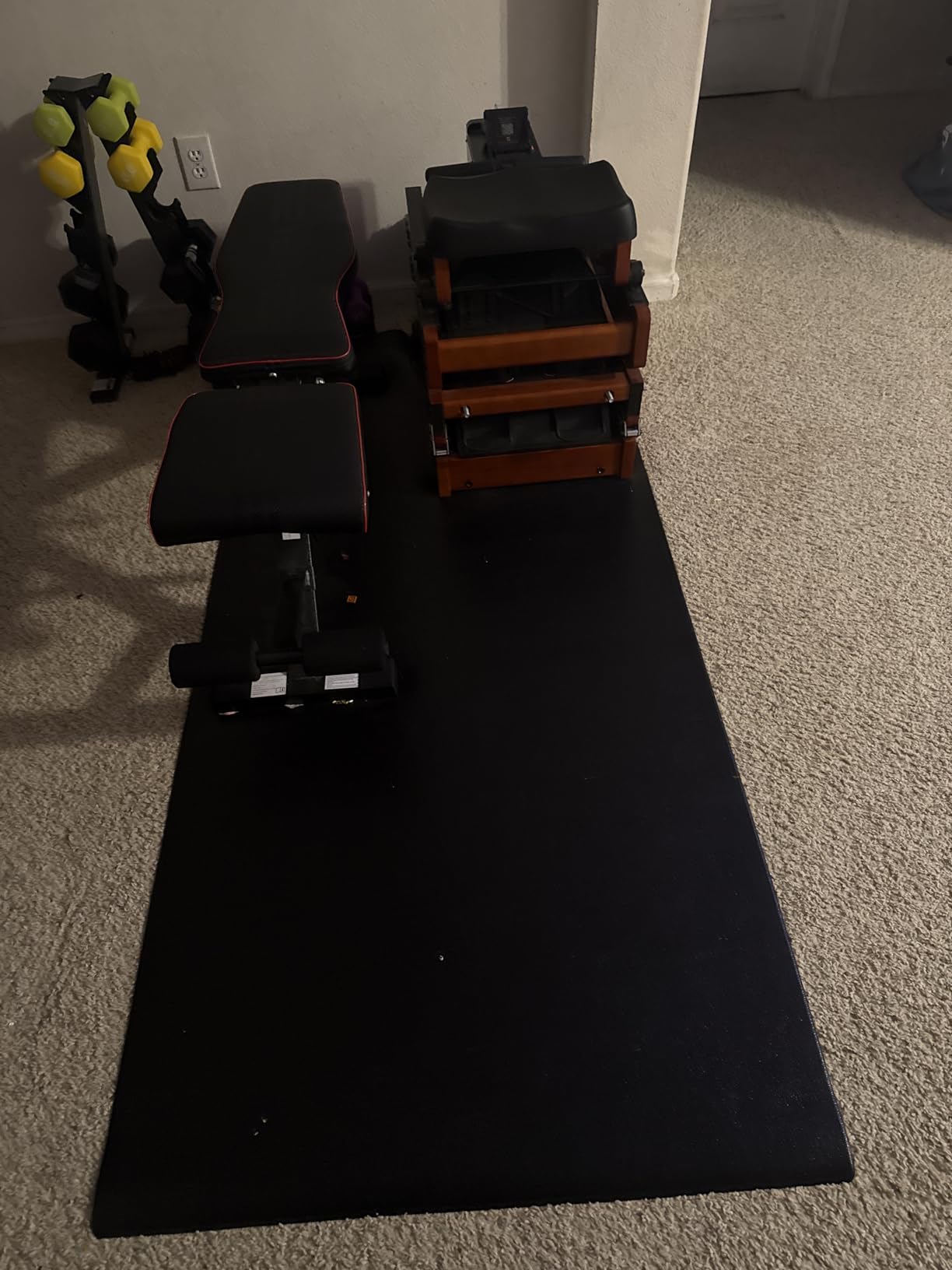 Marcy Fitness Equipment Mat and Floor Protector Compatible for Treadmills, Elliptical, Exercise Bikes, Stationary Cycles and Accessories customer photo 2