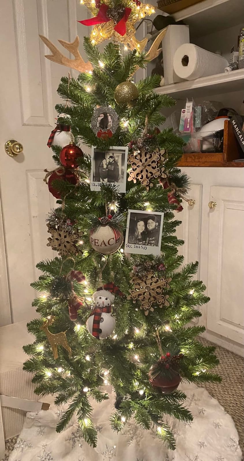 National Tree Company 4.5ft Pre-Lit Kingswood Fir Slim Christmas Tree customer photo 1