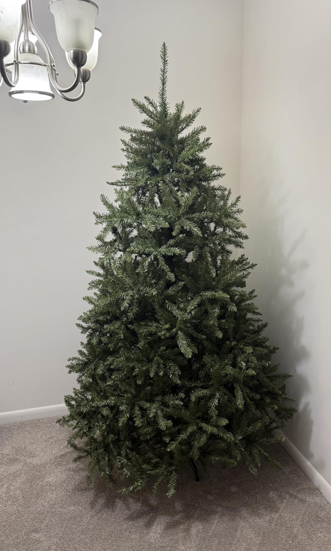 National Tree Company 7.5ft Unlit Dunhill Fir Artificial Christmas Tree customer photo 2