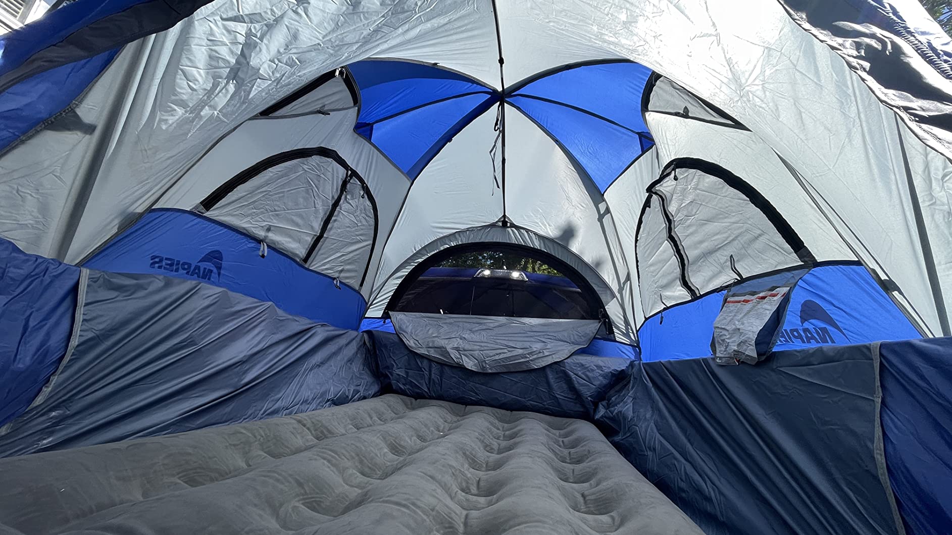 Napier Sportz Truck Tent | Pickup Truck Bed Camping Tent | Full Rainfly for Water Protection | Sturdy and Spacious 2-Person Truck Tent | Easy 15-Minute Setup | Blue/Gray customer photo 2