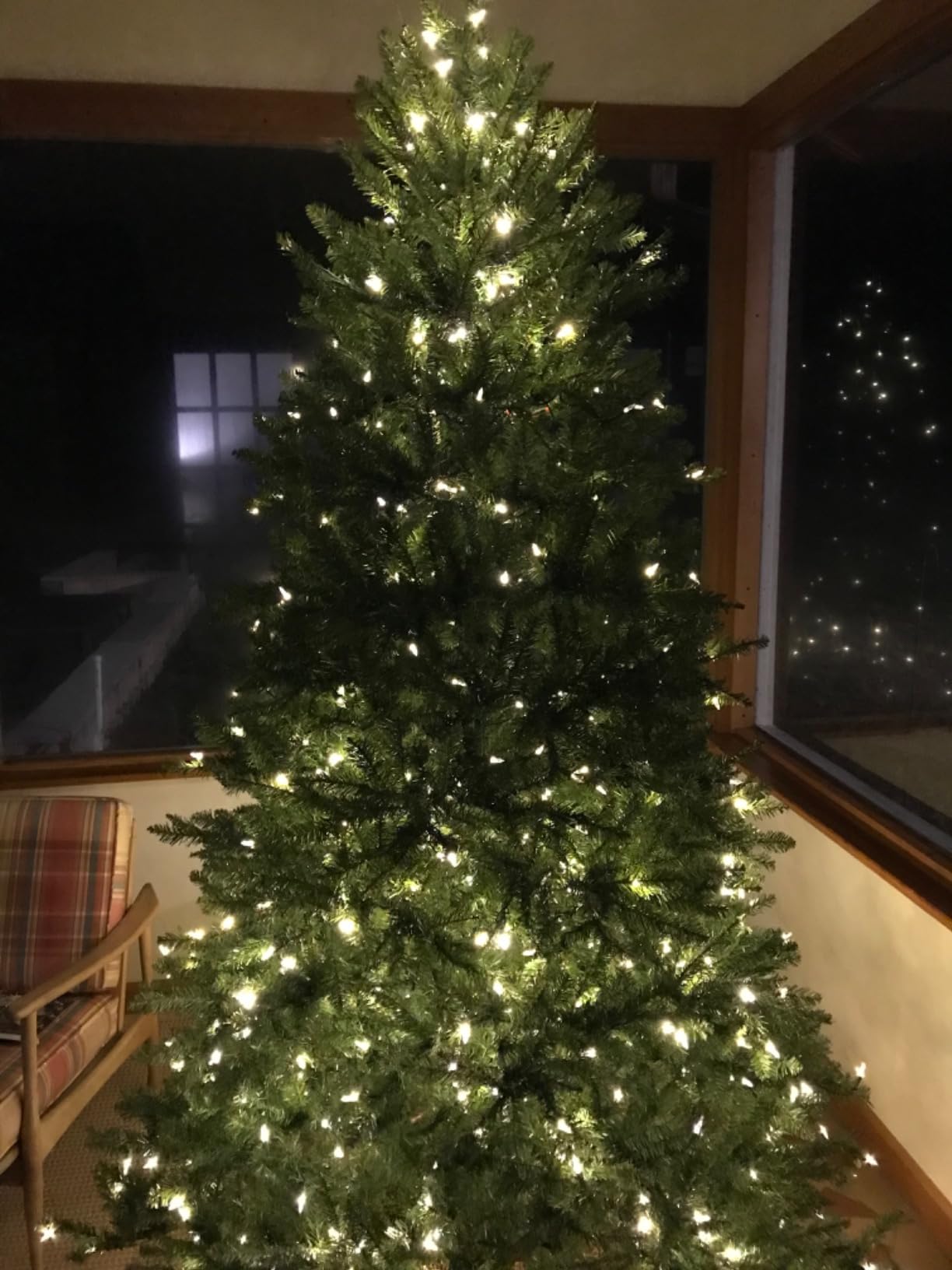 National Tree Company 7.5ft Pre-Lit Dunhill Fir Artificial Christmas Tree customer photo 1