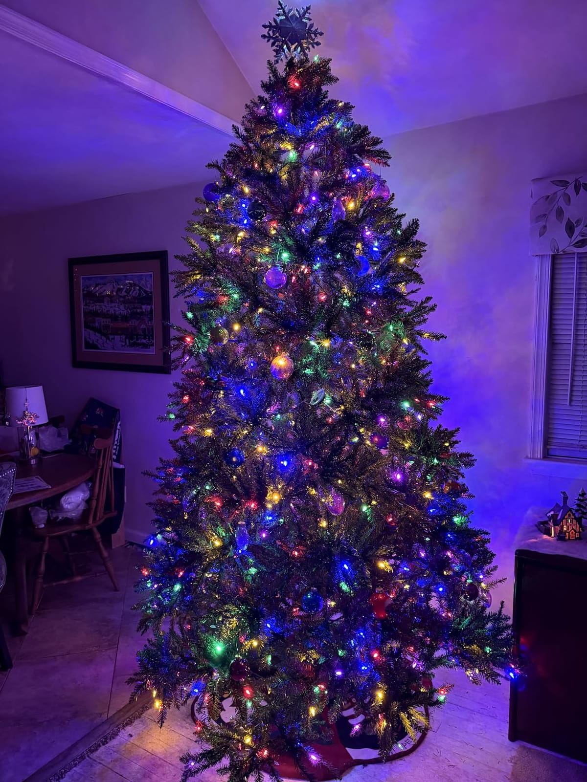 National Tree Company 7.5ft Pre-Lit Dunhill Fir Artificial Christmas Tree customer photo 2