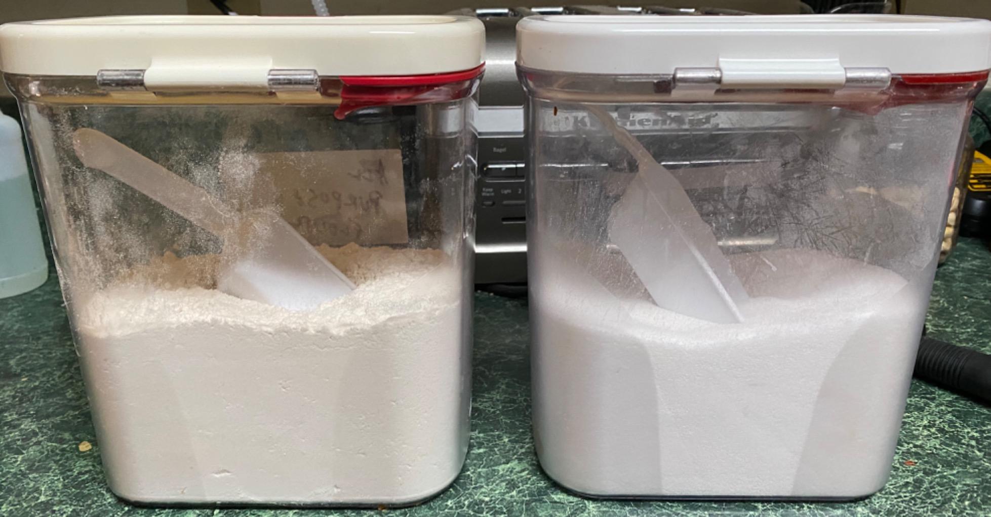 PrepSolutions Flour Keeper – Airtight Storage Container for Flour, Sugar & Dry Goods, 5 lb Capacity, BPA-Free, Easy Pour Design customer photo 1
