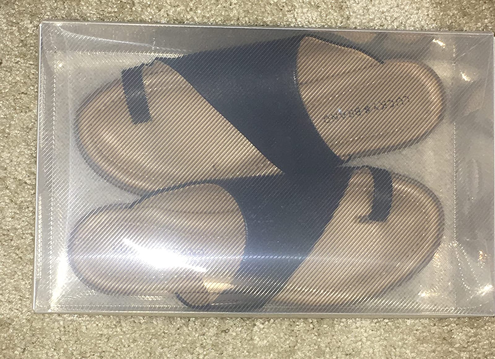 Whitmor Clear Vue Women's Shoe Box, Set of 4, White, 4 Count customer photo 1
