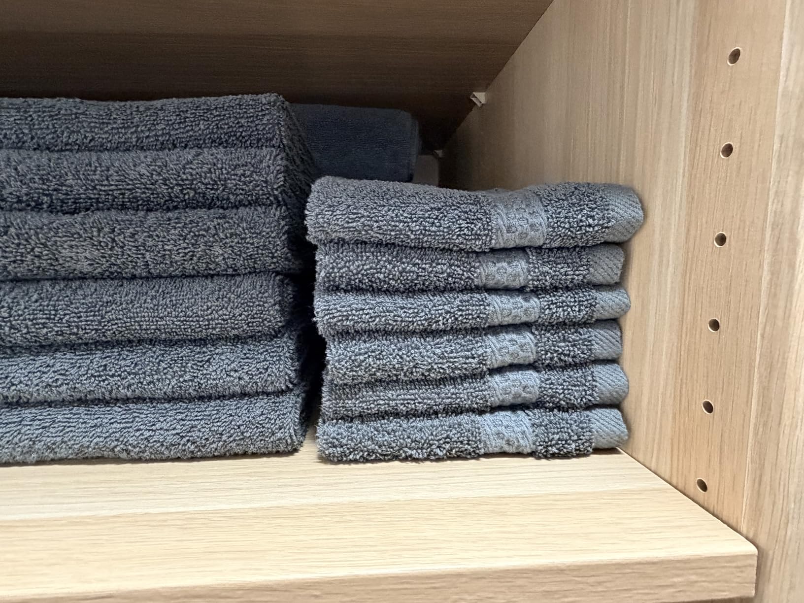 Utopia Towels 12 Pack Premium Wash Cloths Set, 12 by 12 Inches, 100% Cotton Ring Spun, Highly Absorbent and Soft Feel Essential Washcloths for Bathroom, Spa, Gym, and Face, Grey customer photo 1