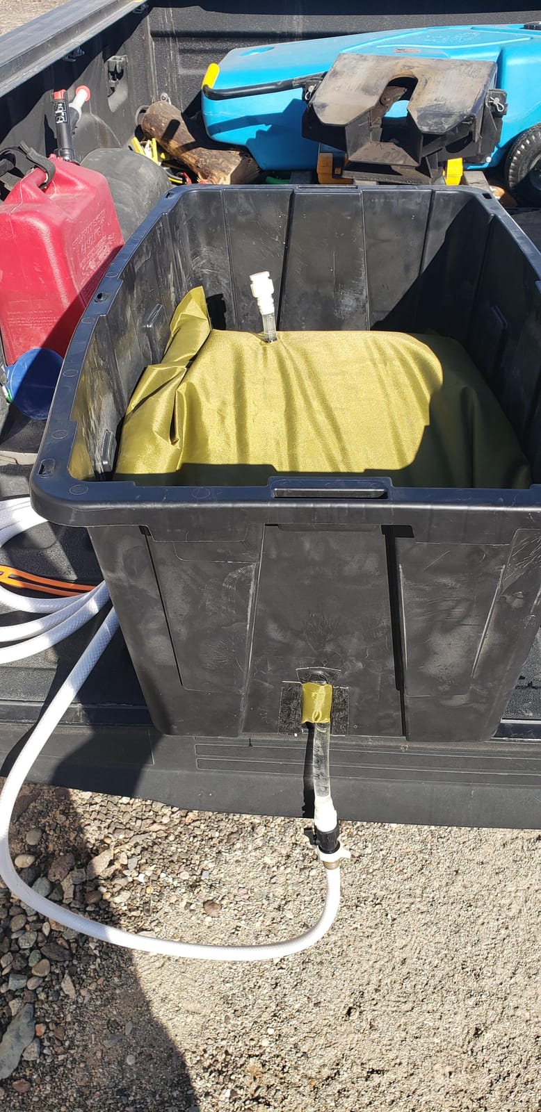 Water Storage Tank - Bladder - Bag - AQUATANK2 Stores Water For Your Emergency Water Supply - It Is a Light-Weight and Portable Water Container, Food-Grade Material, no BPAs (30 Gallon) customer photo 2