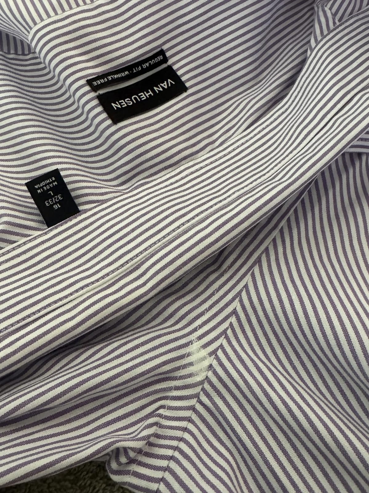 Van Heusen Men's Pinpoint Stripe customer photo 1