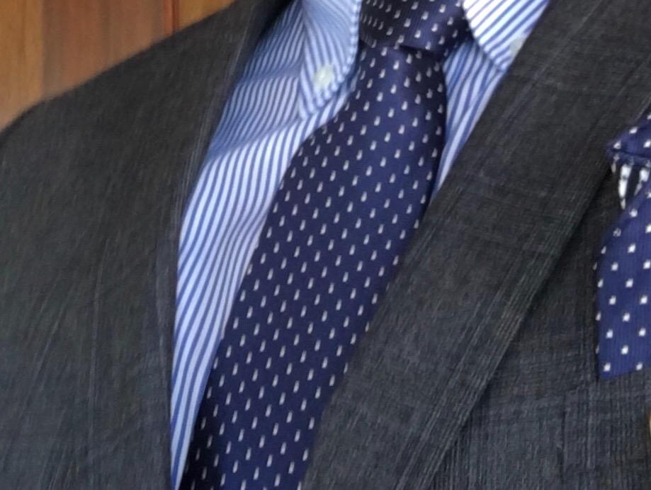 Van Heusen Men's Pinpoint Stripe customer photo 2