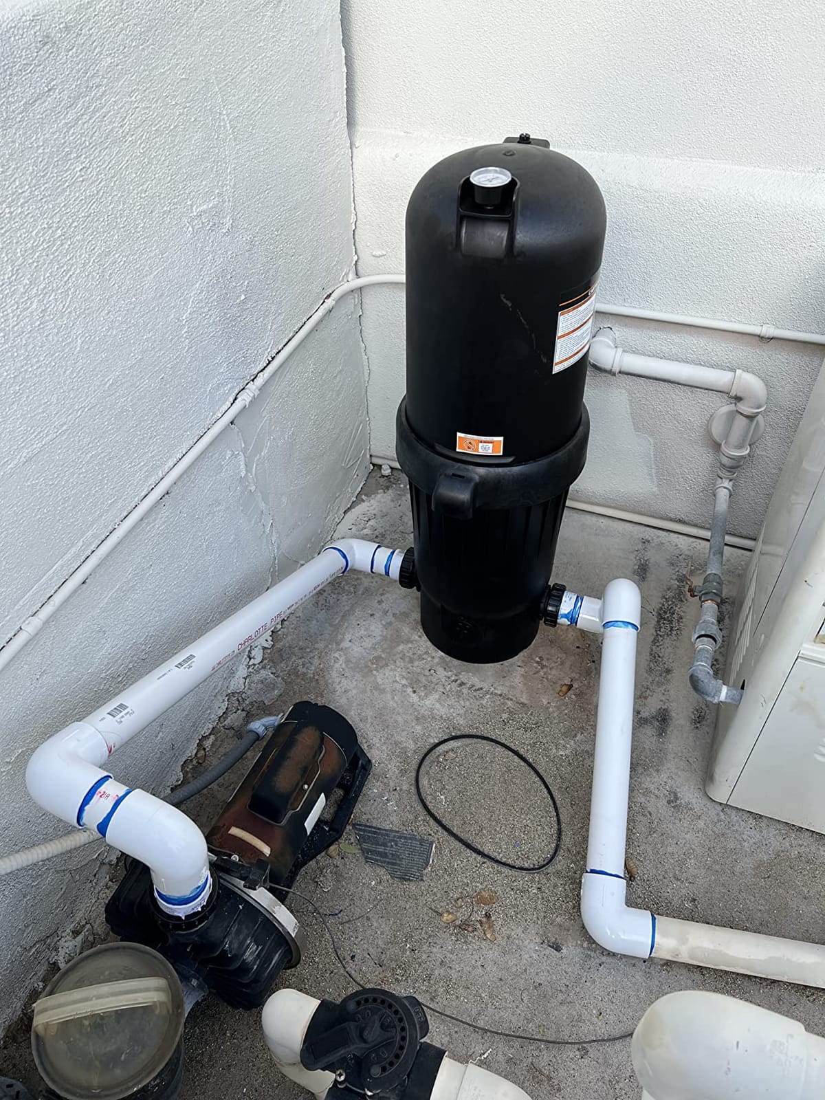 XtremepowerUS Swimming Pool Cartridge Filter, High Flow Filter System for In-Ground & Above Ground Pools & Spas, 2-Inch Ports, Heavy-Duty Pool Water Filtration (200 SF) customer photo 2