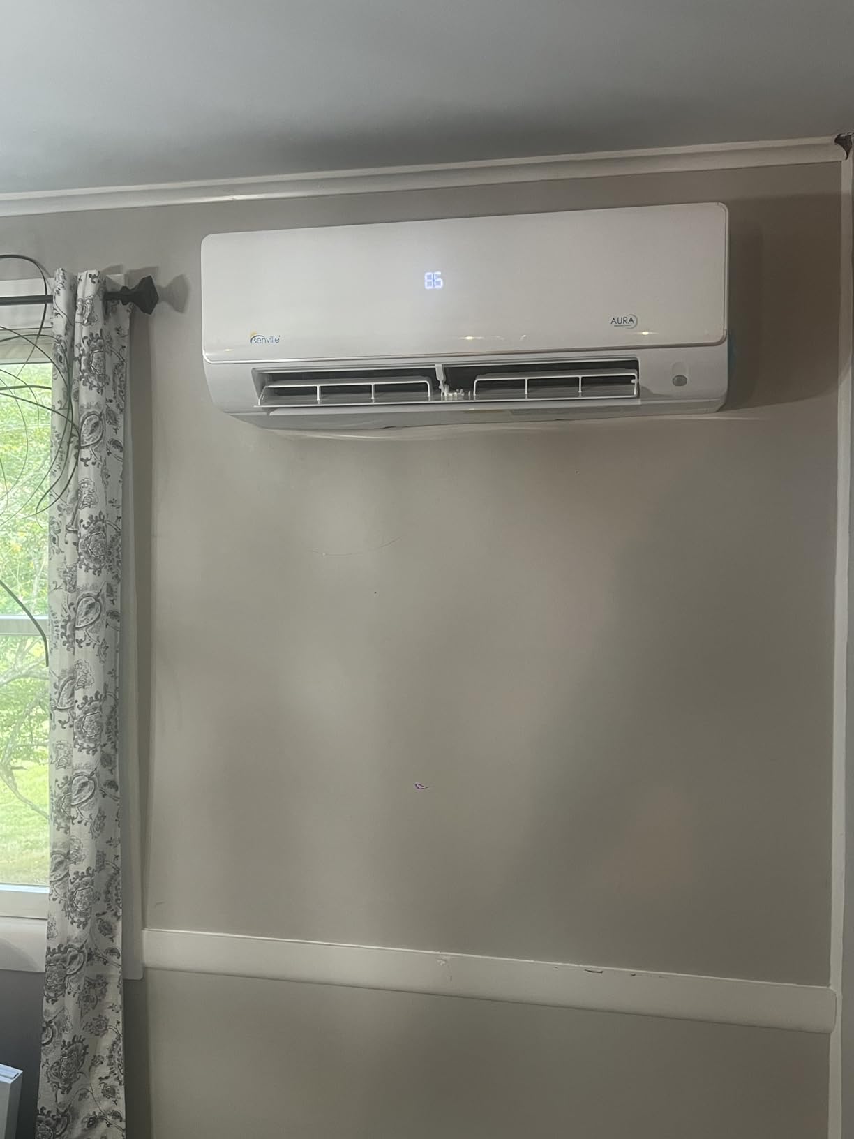 Senville AURA Mini Split Air Conditioner, Heat Pump, White, 12000 BTU customer photo 2