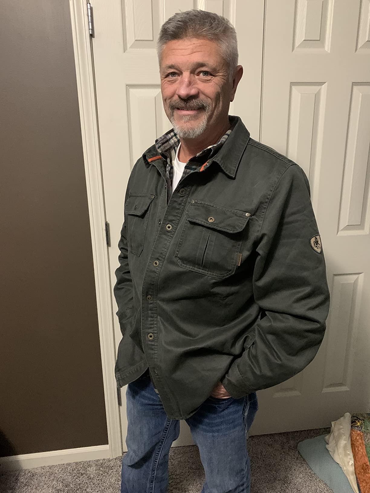 Legendary Whitetails Mens Flannel Lined Waxed Cotton Shirt Jacket customer photo 1