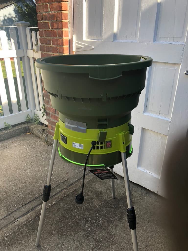 Sun Joe SDJ616 13-Amp Electric Leaf Mulcher/Shredder 13-Amp 16:1 Reduction Ratio, 8,000-RPM, Mulch up to 55-Gallons per Minute, Adjustable Control Dial customer photo 2