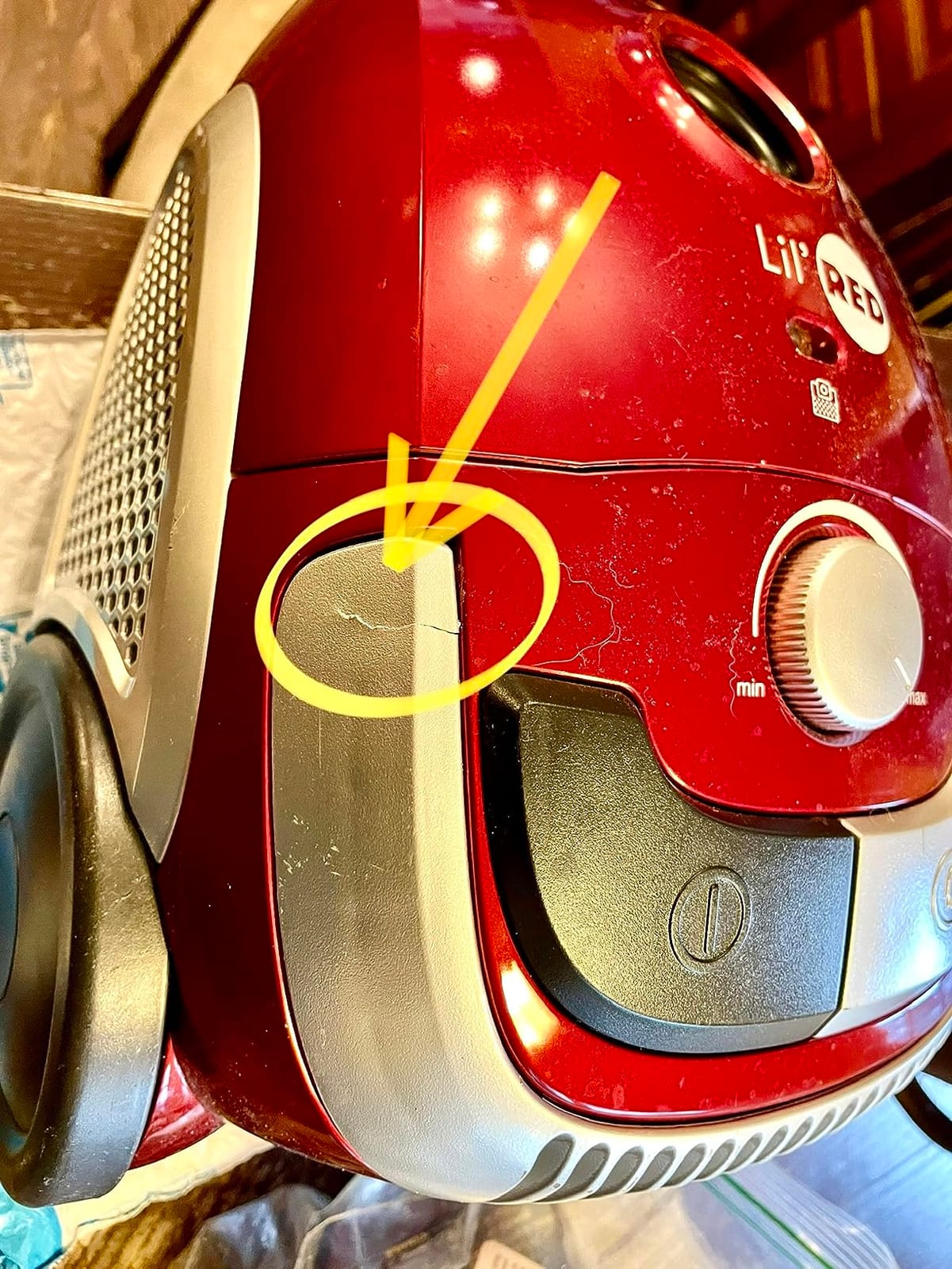 AHSC-1 Atrix Lil Red Canister Vacuum Portable Canister vacuum w/ 2 Quart HEPA Filter & Variable Speed Motor customer photo 1