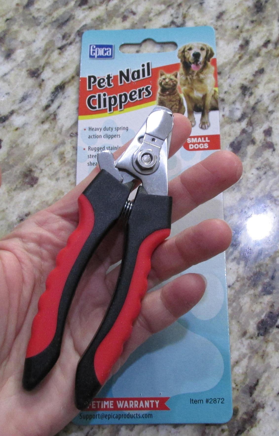 Epica Dog and Cat Nail Clippers, Claw Trimmer, Safety Guard, Easy & Safe customer photo 2