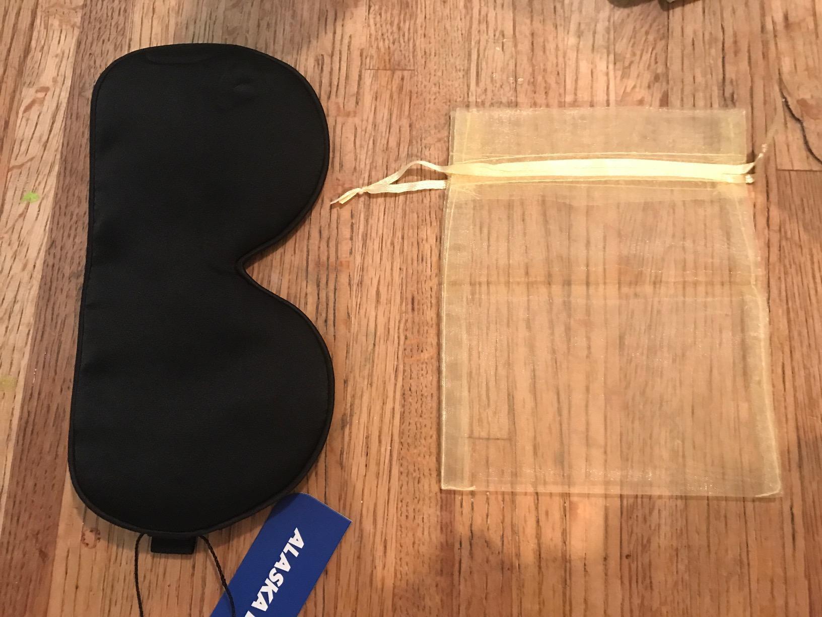 Alaska Bear Sleep Mask Silk Eye Cover with Shaped Pad, Machine Washable customer photo 2