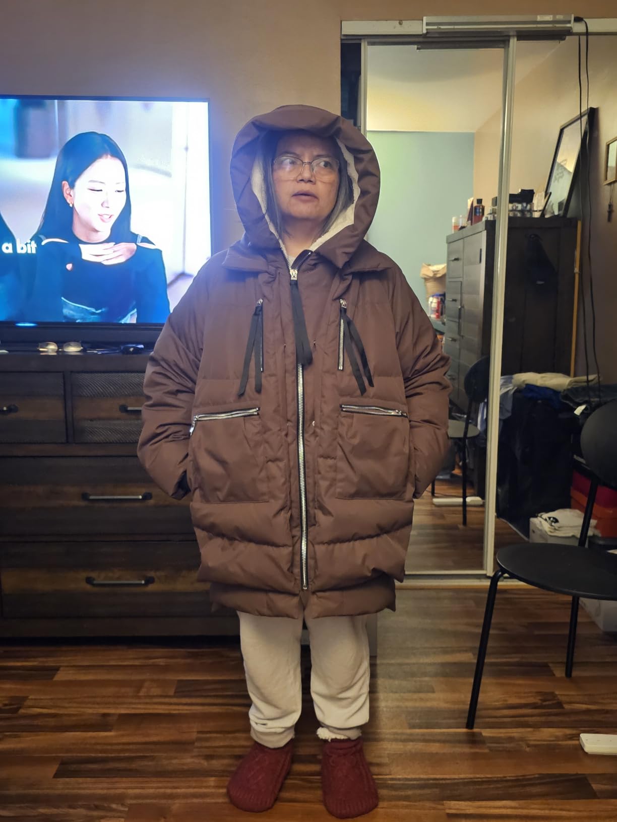 Orolay Women's Thickened Down Jacket customer photo 2