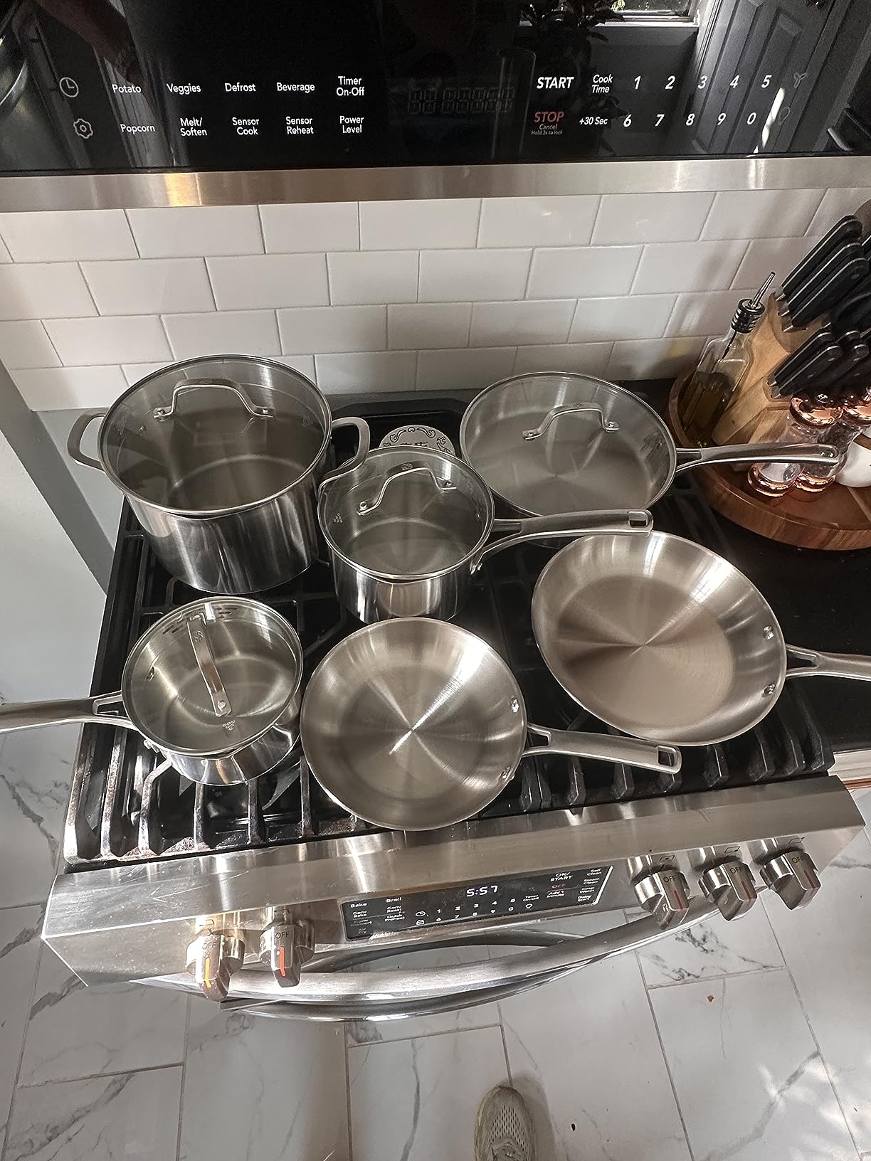 Calphalon Classic Stainless Steel Cookware Set, 10-Piece customer photo 2