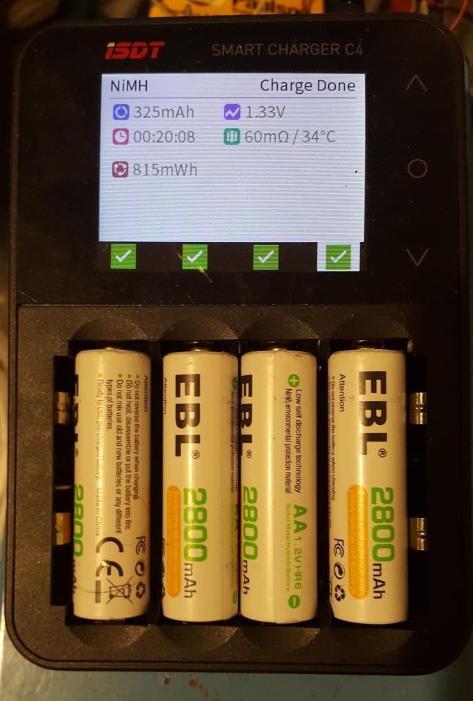 EBL Pack of 8 AA Batteries 2800mAh High Capacity Precharged Ni-MH AA Rechargeable Batteries customer photo 2
