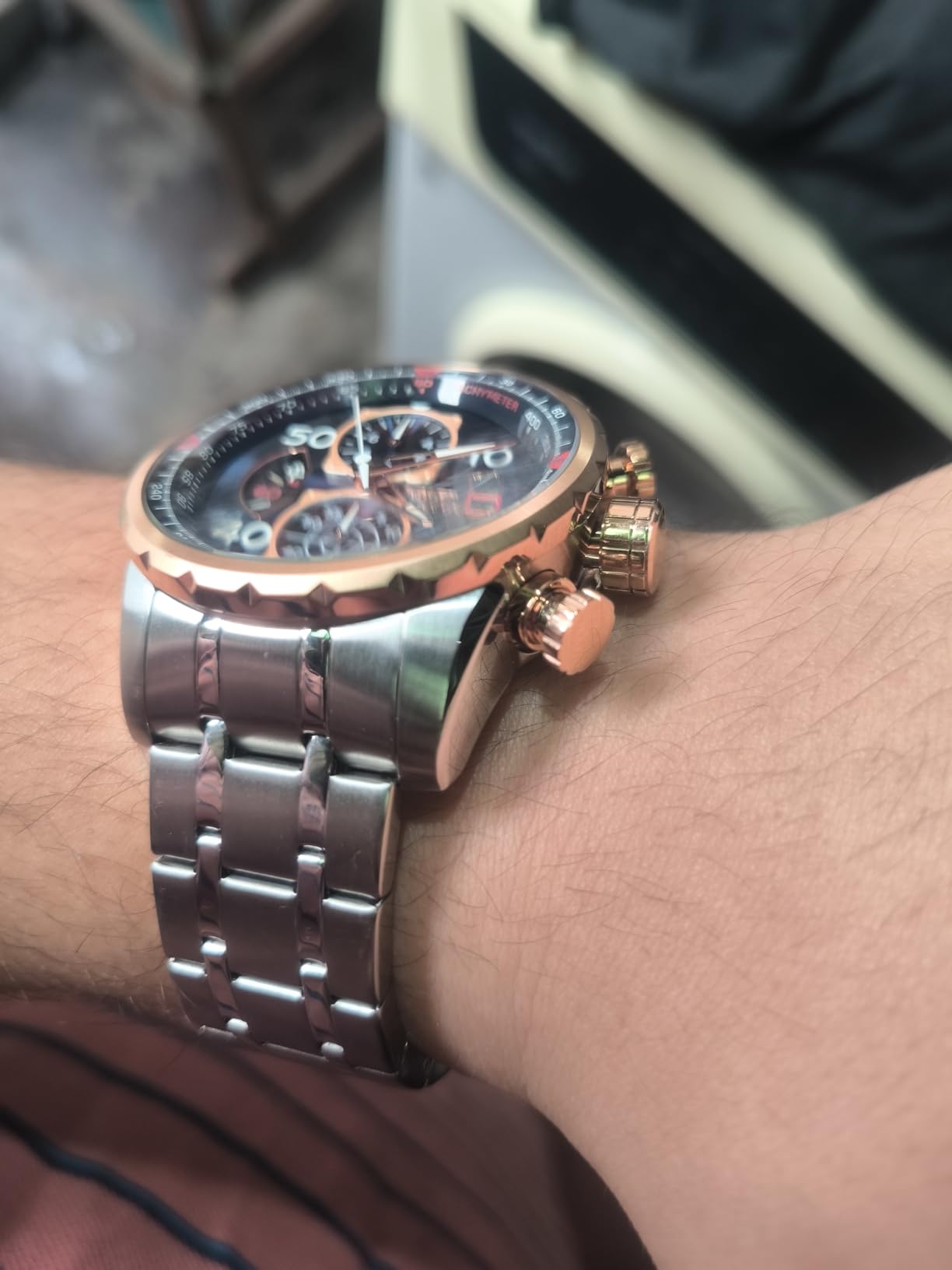 Invicta Men's Aviator Analog Display Japanese Quartz Watch customer photo 2