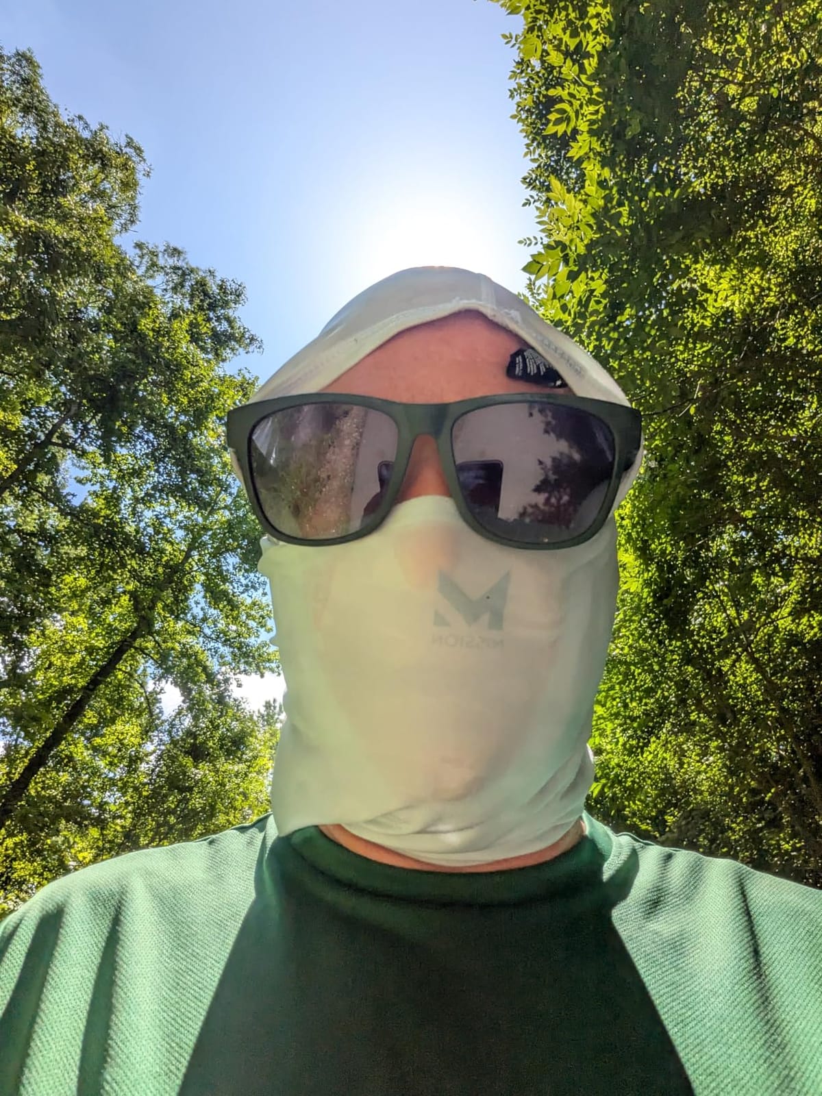 MISSION Multi-Use Neck Gaiter Face Mask for Ski & Outdoors, UPF 50, Breathable Lightweight Fabric customer photo 2