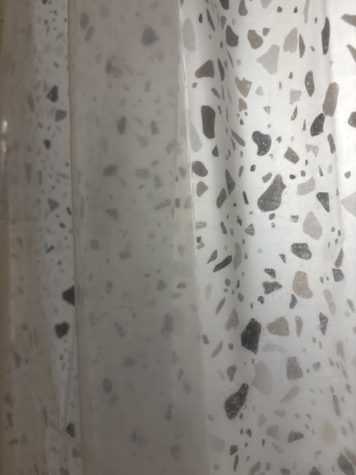 LiBa Shower Curtain PEVA 8G, 72x72 Inch Waterproof Clear customer photo 2
