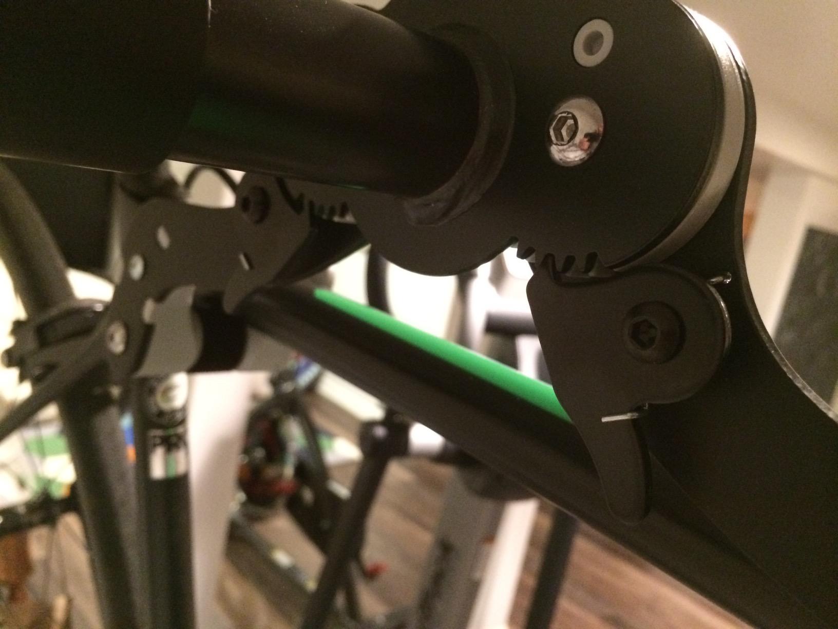 Ibera Bike Wall Mount - Adjustable Frame Holder & Soft Rubber Cradles - Garage Bike Rack for Road, MTB, Kids, Hybrid Bikes - Easy Installation & Space-Saving Design customer photo 2
