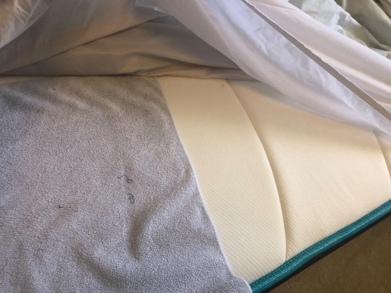 Linenspa Waterproof Mattress Protector — Breathable, Noiseless, Full customer photo 1