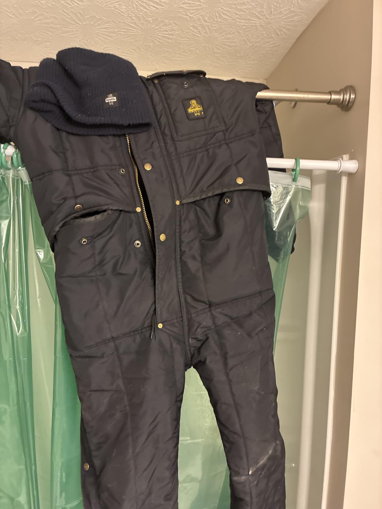 RefrigiWear Men's Iron-tuff Coveralls With Hood customer photo 1