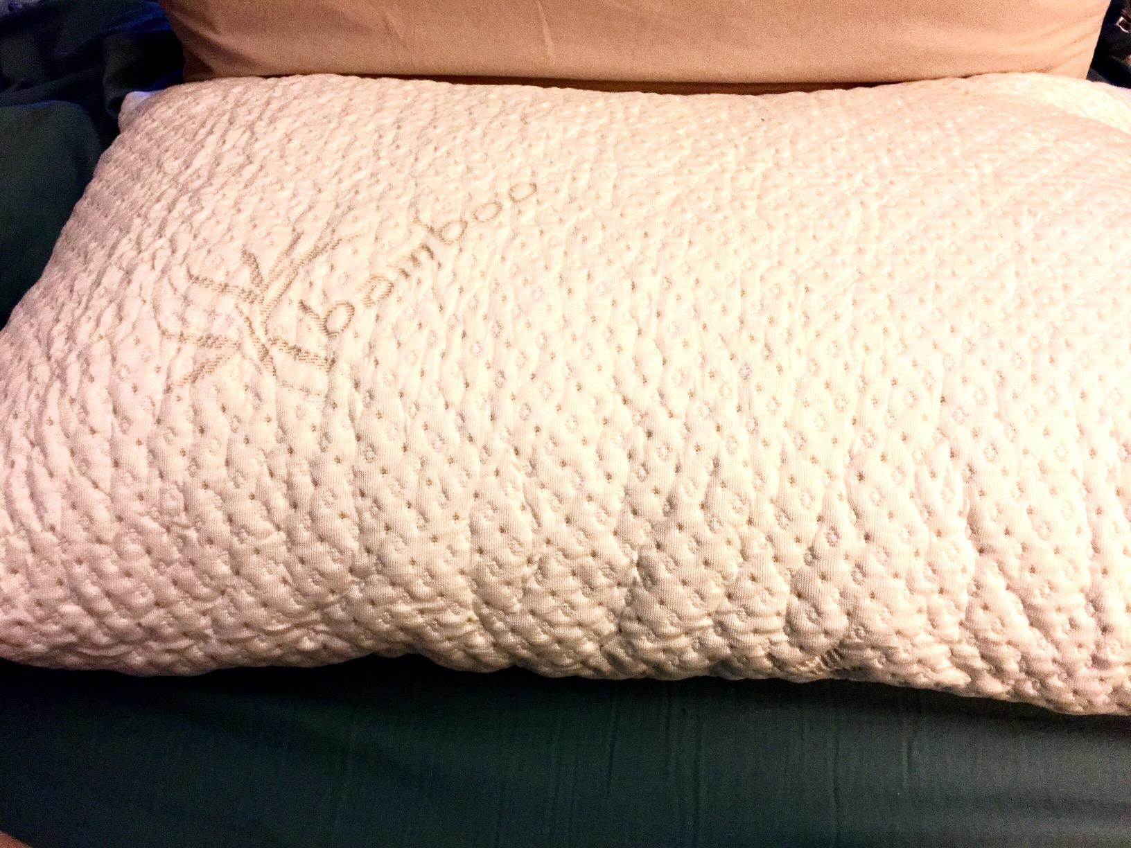 Snuggle-Pedic Shredded Memory Foam Pillow - The Original Cool Pillows for Side, Stomach & Back Sleepers - Sleep Support That Keeps Shape - College Dorm Room Essentials for Girls and Guys - Queen customer photo 2