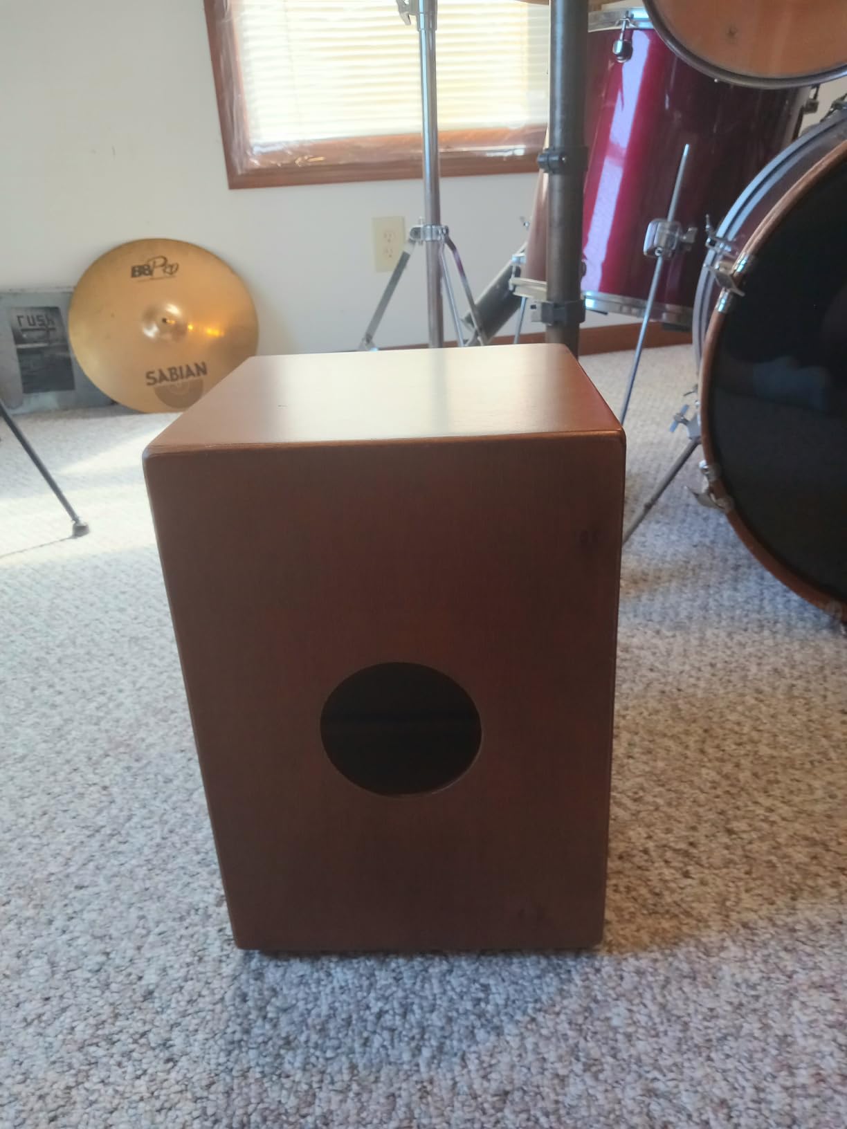 Meinl Percussion Cajon, MADE IN EUROPE — Sit-On Box Drum, Snare & Bass Tone | Baltic Birch Wood, Compact Size, Rear Sound Port, Silicone Feet — For All Skill Levels and Settings customer photo 1