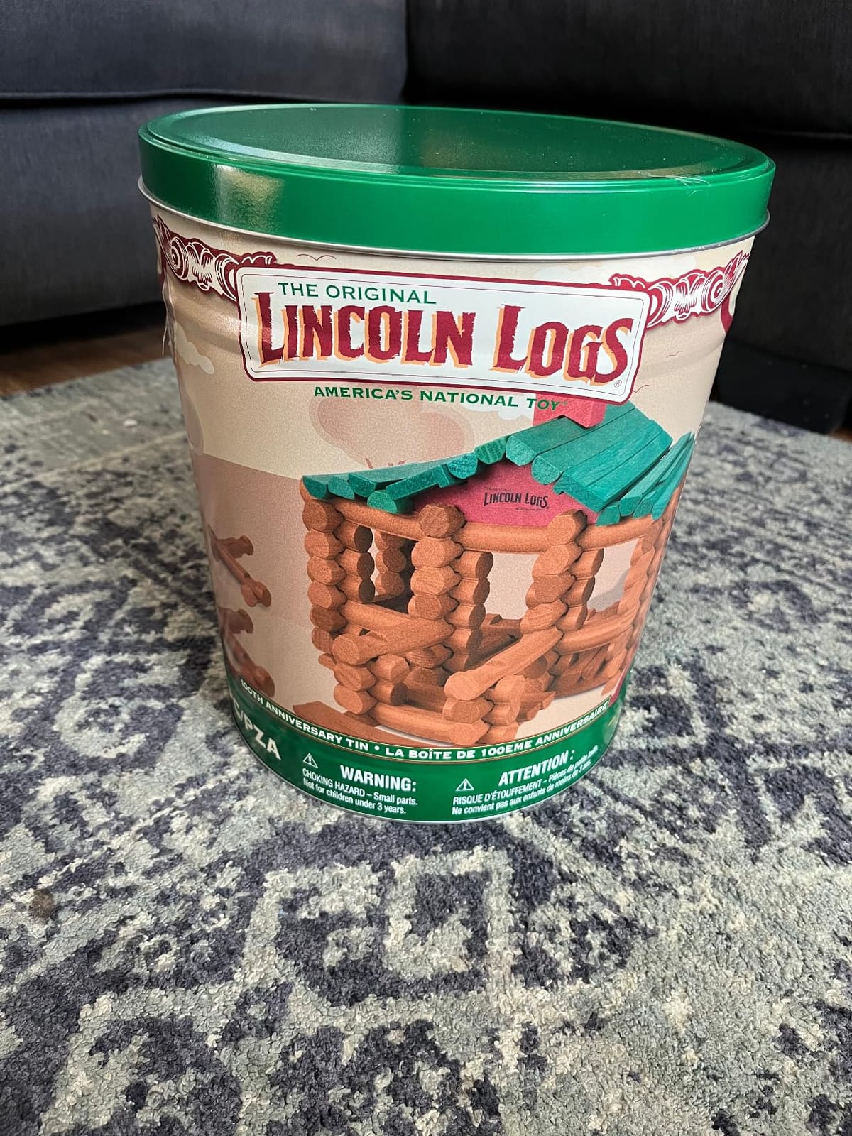 Lincoln Logs 100th Anniversary Tin customer photo 1