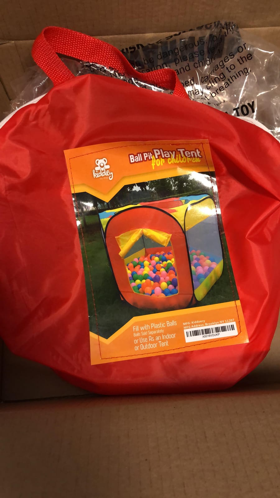 Kids Ball Pit Pop Up Large Tent for Toddlers - Indoor & Outdoor Gift Toys for Infants Girls & Boys, Baby Playpen with Zipper Storage Bag, BallPit Balls Not Included customer photo 1