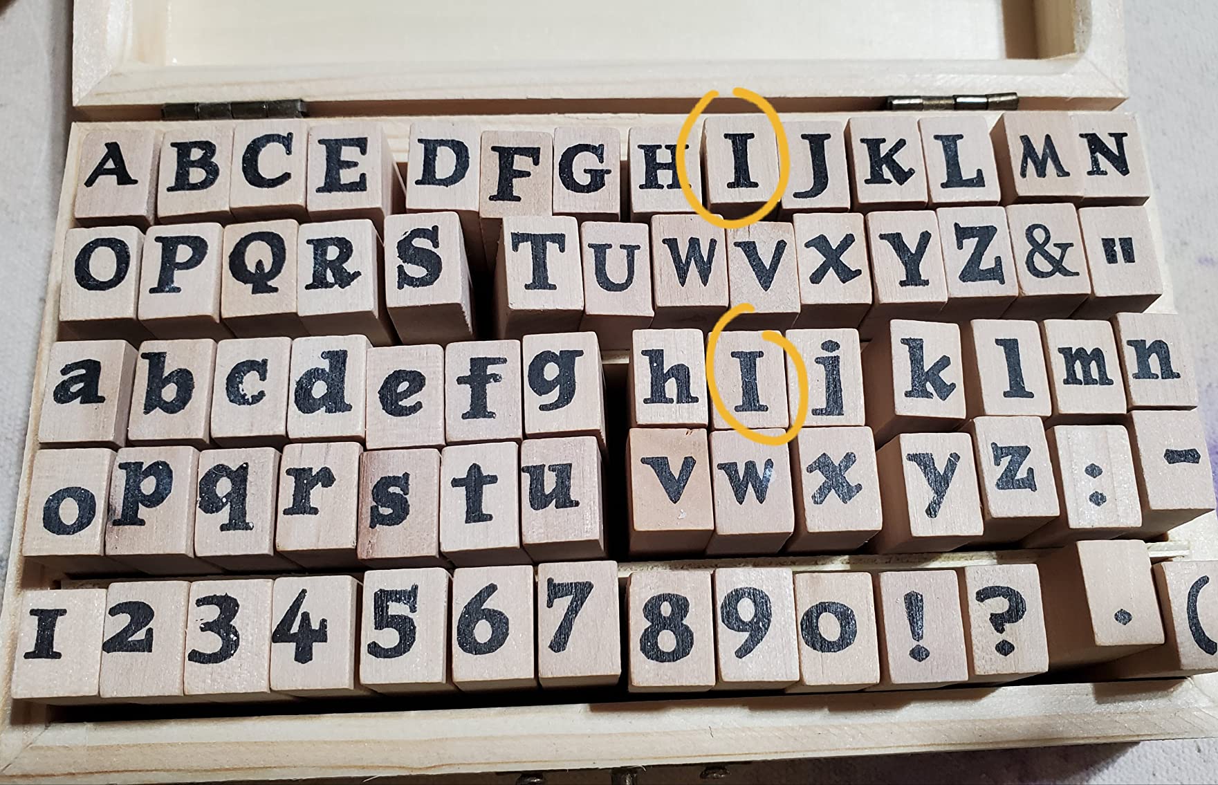 UCEC 70pcs Alphabet Stamps for Clay Rubber Letter Stamps for Crafting DIY customer photo 2