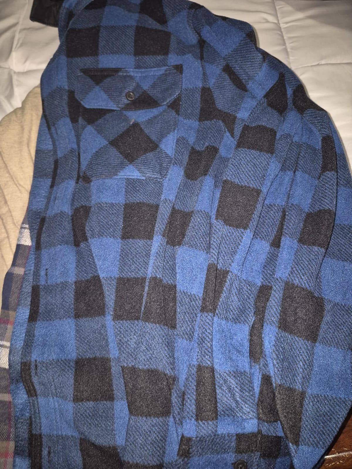 Wrangler Authentics Men's Long Sleeve Heavyweight Fleece Shirt customer photo 2