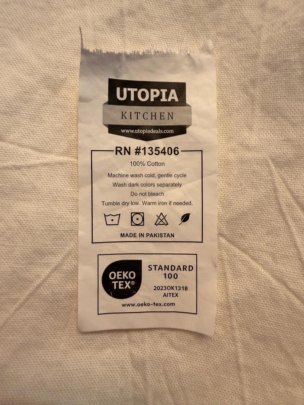 Utopia Kitchen White Flour Sack Towels [12 Pack - 28 x 28 Inch] 100% Cotton customer photo 2