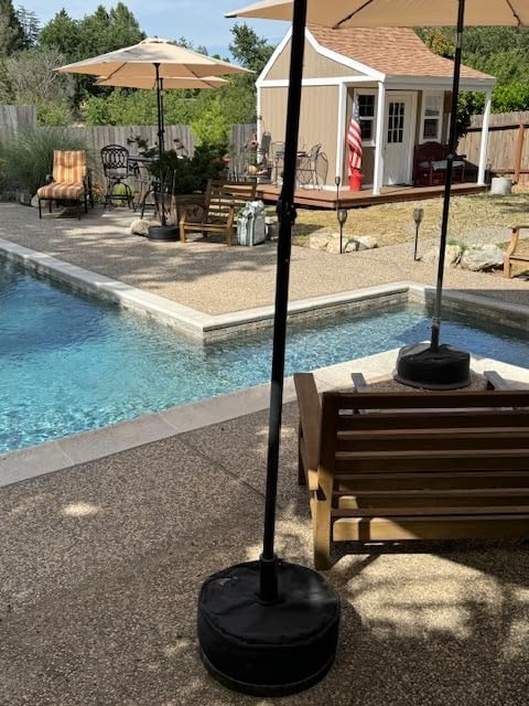 Gravipod Umbrella Base Weight | Outdoor Sand-Fillable Stabilizer for Cantilever, Offset, and Patio Umbrellas | Heavy-Duty Weather-Resistant Fabric customer photo 2