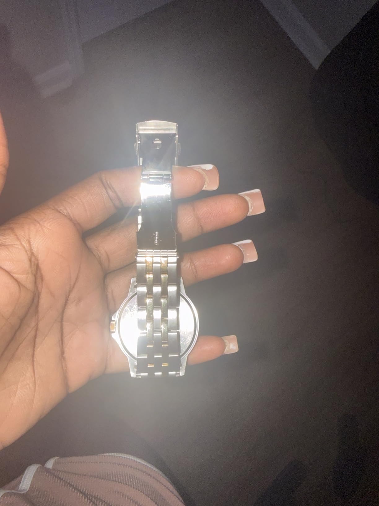 Anne Klein Women's Genuine Diamond Dial Bangle Watch customer photo 1