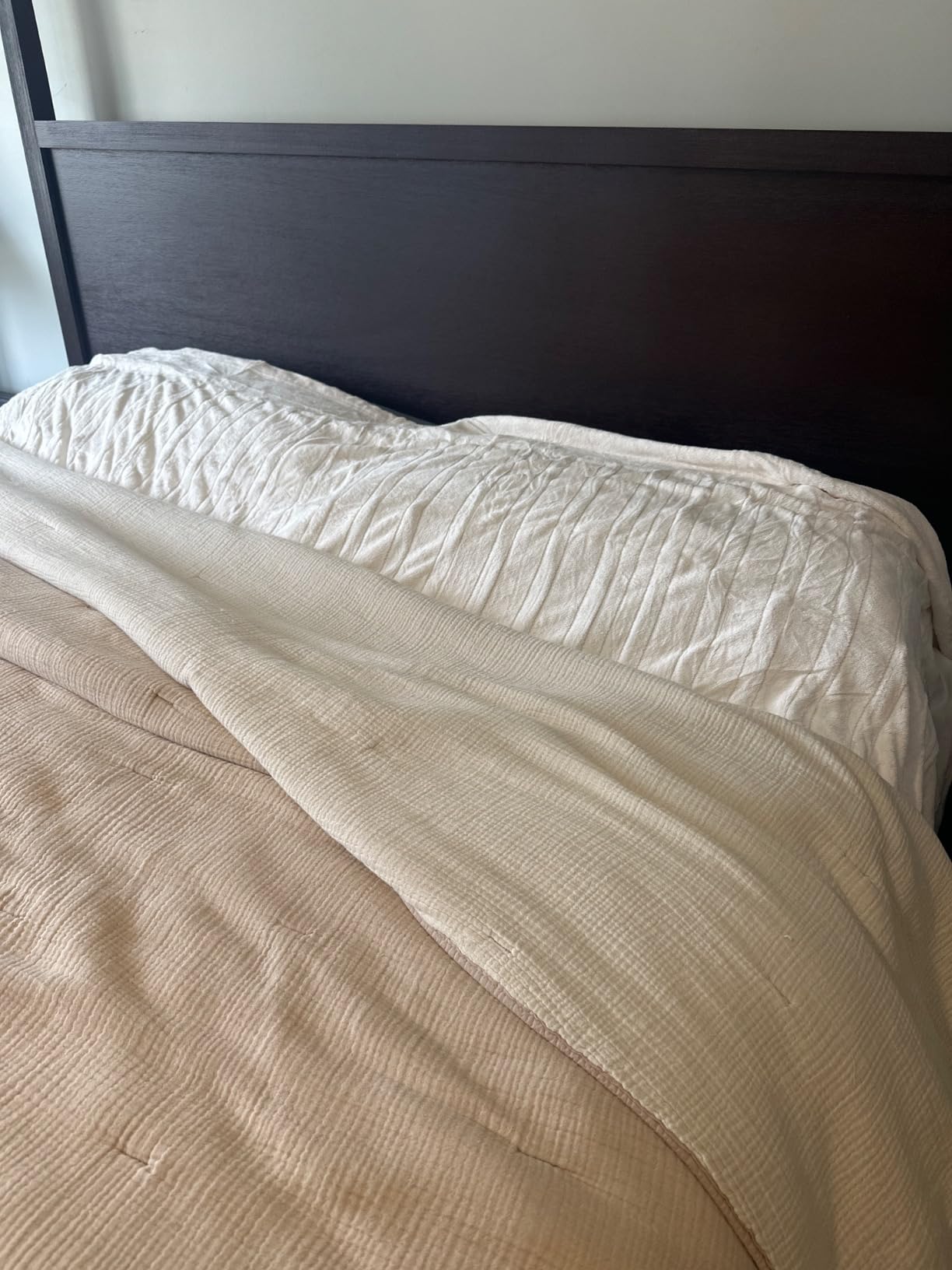 Beautyrest Heated Blanket King Size, Fast Heating Electric Blanket, Ivory customer photo 2