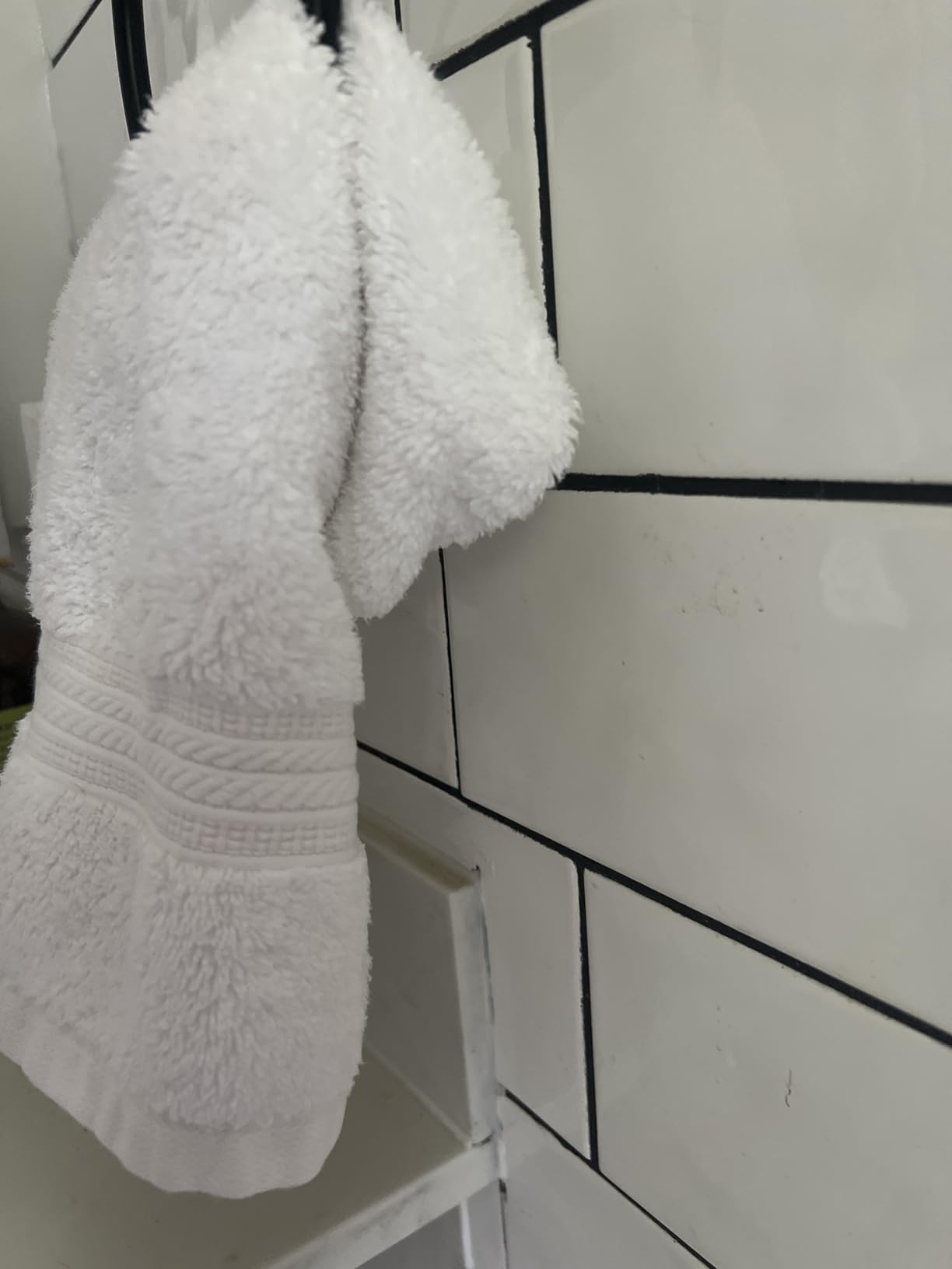 White Classic Luxury Cotton Washcloths 13x13 Inch - 650 GSM Turkish Cotton | Hotel, Spa, Bathroom Face Towel | 12 Pack customer photo 1