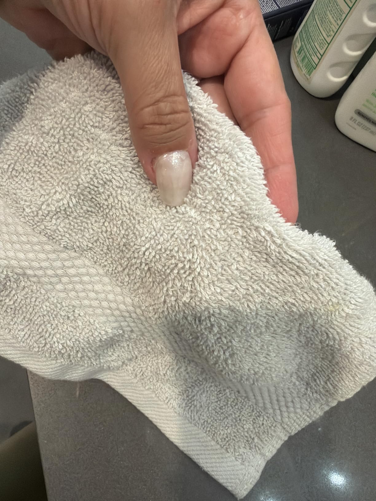 White Classic Luxury Cotton Washcloths 13x13 Inch - 650 GSM Turkish Cotton | Hotel, Spa, Bathroom Face Towel | 12 Pack customer photo 2
