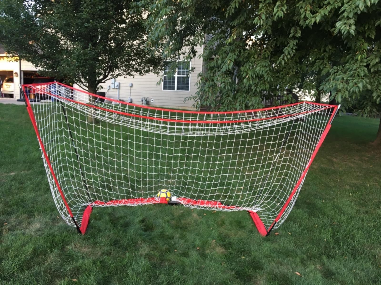 PowerNet Soccer Goal for Backyard, 6x4 ft Portable Soccer Net, Quick Setup, 1 Goal & Zipper Storage Bag customer photo 2