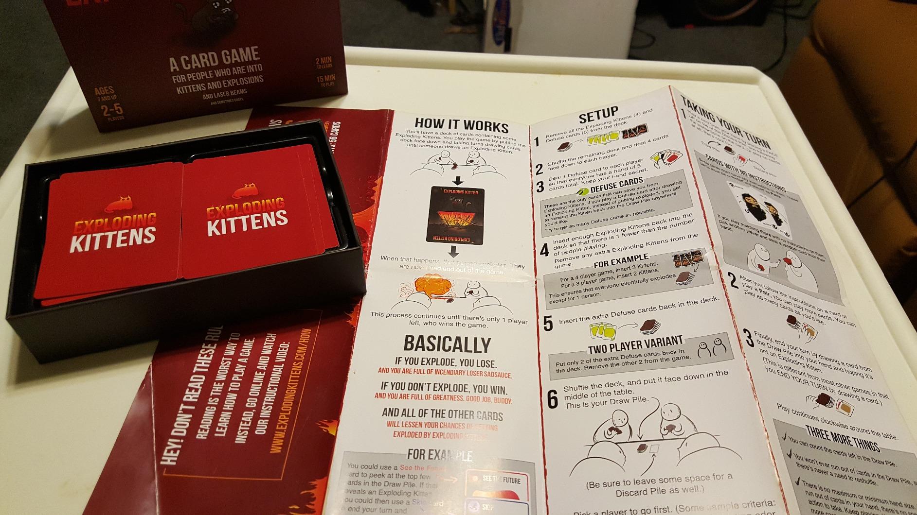 Exploding Kittens Original Edition, 2-5 Players, Ages 7+ Card Game customer photo 1